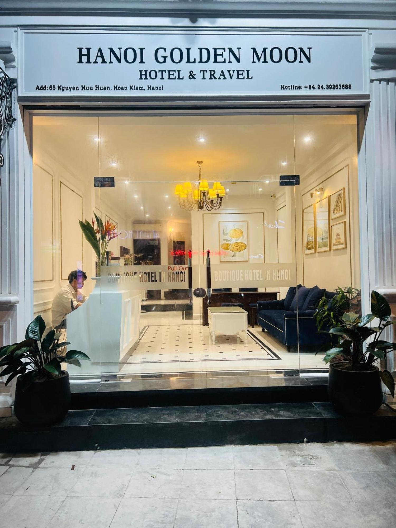 Hanoi Golden Moon Hotel Buitenkant foto